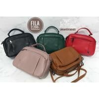 ราคา FILA กระเป๋าสะพายหนังแท้ (มีโค้ดลดเพิ่ม ทักร้านค้าเพื่อขอโค้ดส่วนลด) (7616592495)