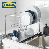 ราคา IKEA - อิเกีย ชั้นวางจาน สแตนแลส ที่วางจาน ที่คว่ำจาน แท้100% (23939360312)