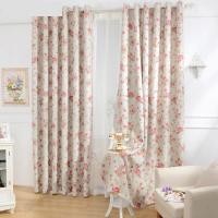 ราคา ผ้าม่าน (ลายดอกไม้วินเทจ) ผ้าม่านกันแสงแดดกัน uv ผ้าม่านหน้าต่าง (13816520984)