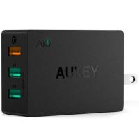ราคา AUKEY ปลั๊กชาร์จเร็ว 3 ช่อง QC3.0 และ AiPower 2 ช่อง หัวปล๊ก รุ่น PA-T14 (4329002674)