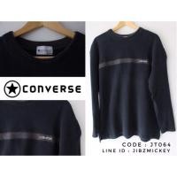ราคา JT064 เสื้อหนาวสีกรมเข้ม (มือสอง) ยี่ห้อ CONVERSE (251623118)