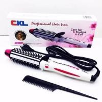 ราคา เครื่องทำผม 3 IN 1 หนีบหยัก, หนีบตรง, ม้วนลอน รุ่น CKL-V10 (554179788)