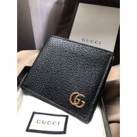 ราคา กระเป๋าตัง Gucci GG Marmont Leather Bi-fold Wallet แท้100% อปก.ครบ (13817343982)