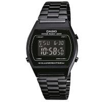 ราคา Casio Standard Digital นาฬิกาข้อมือ สายเหล็ก รุ่น B640WB-1ADF- สีดำ (ของแท้100% ประกันศูนย์เซ็นทรัลCMG 1 ปี) (1656007749)