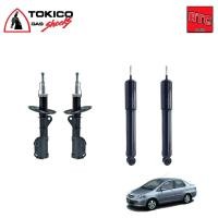 ราคา tokico โช๊คอัพ honda city zx 1 คันรถ คู่หน้า คูหลัง ฮอนด้า ซิตี้ ปี 2005-2008 standard (11016356265)