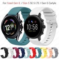 ราคา สายนาฬิกาข้อมือซิลิโคน 22 มม. สําหรับ Fossil gen 6 44 มม. gen 5 5E GEN5 LTE 45 มม. gen 5 Carlyle (21909421235)