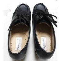 ราคา Dortmuend รองเท้าหนังแท้สีดำ (2123285387)