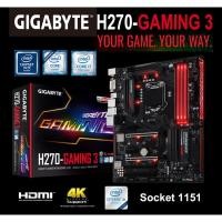 ราคา Mainboard INTEL GIGABYTE H270-GAMING 3 (Socket 1151) มือสอง พร้อมส่ง แพ็คดีมาก!!! [[[แถมถ่านไบออส]]] (11113541969)