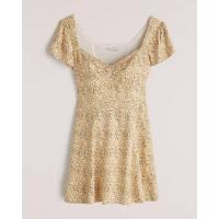 ราคา เดรส Abercrombie and Fitch knot front mini dress มินิเดรส ของแท้ (14103085072)