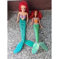 ราคา E9 เหมาตุ๊กตาเจ้าหญิงเงือกน้อย เจ้าหญิงแอเรียลแท้ 2 ตัว (มือสอง) (11402792073)