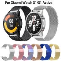 ราคา สาย xiaomi watch s1 active สายรัดสเตนเลส สำหรับ Xiaomi Watch S1 S1 Active สมาร์ทวอทช์ (21612999314)