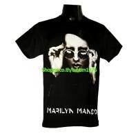ราคา เสื้อวง Marilyn Manson ผ้าร้อยวงดนตรีร็อค วินเทจ มาริลีน แมนสัน MMS1675 (1334169363)