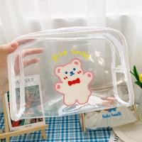 ราคา กระเป๋าใส่เครื่องสำอาง ดินสอ แบบ PVC ใส สไตล์ญี่ปุ่น สำหรับเด็กนักเรียน (6550147339)