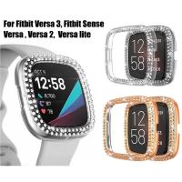 ราคา เคสนาฬิกากันกระแทก กรอบ PC แบบแข็งประดับเพชร สำหรับ Fitbit Versa 3 Fitbit Sense / Fitbit Versa 2 / Fitbit Versa (6658707165)