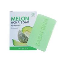 ราคา ่MELON ACNA SOAP สบู่เล่อนแอคน่าโฉมใหม่ 70g (8316595976)