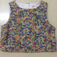 ราคา เสื้อครอปแขนกุด ยี่ห้อ cc-ooลายดอกไม้ (5103081381)