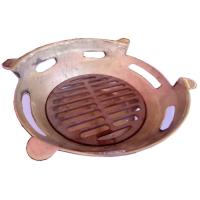 ราคา เตาปิ้งย่าง เตาทองเหลืองสำหรับกะทะปิ้งย่างขนาด 30 ซม. เตาถ่านย่างหมูกะทะ ทำจากทองเหลืองแท้ เฉพาะเตาไม่รวมกะทะ (22260945015)