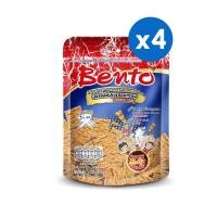 ราคา [4ชิ้น]Bento เบนโตะปลากรอบปรุงรส 30กรัม รสหมึกสไปซี่ (21119793788)