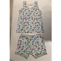 ราคา Sanrio ชุดเสื้อกล้ามเด็กผู้ชาย ลาย Kero Keroppi น่ารัก Size 90,95,100 (7935215495)