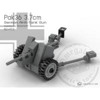 ราคา Pak36 3.7Cm ปืนใหญ่เลโก้ เลโก้ฮอ เครื่องบิน รถถัง สายทหาร LEGO สายทหาร (14235237263)