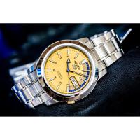 ราคา นาฬิกา SEIKO 5 Automatic รุ่น SNKK29K1 นาฬิกาข้อมือผู้ชายสายแสตนเลส หน้าปัดสีทอง - ของแท้ 100% รับประกันสินค้า 1 ปีเต็ม (2252548769)