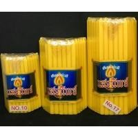ราคา เทียน เทียนเหลือง เทียนเหลืองแพ็ค เทียนแสงทิพย์ สีเหลือง สีขาว เบอร์ 8 / เบอร์ 10 / เบอร์ 15 (1 ห่อมี 51 เล่ม) (21410412185)