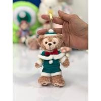 ราคา [พร้อมส่ง] ตุ๊กตา Duffy ของแท้ มีเลขแทรค พวงเข็มกลัด ดัฟฟี่ในชุดChristmas - Duffy and Friends (3356093631)