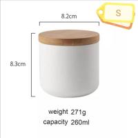 ราคา SEIKO โถเซรามิคสีขาว 260 ml tea canister โถใส่เครื่องเทศ โถชา โถกาแฟ ขวดใส่เครื่องปรุง กระปุกใส่ชา โถใส่กาแฟ (22867582295)