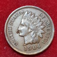 ราคา 1904 US One Cent - Indian Head (22081332039)