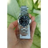 ราคา นาฬิกา Casio รุ่น LTP-1215A-1A2 นาฬิกาข้อมือผู้หญิง สายแสตนเลส หน้าปัดดำ -ของแท้ 100% ประกันศูนย์ CMG 1ปี (643847996)