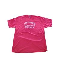 ราคา เสื้อ T-SHIRT วินเทจ ป้าย Hanes BEEFY-T USA. size XL/TG(46-48) PAST TIMERS FAST PITCH SOFTBALL STANLEY CUP CHAMPIONS (18271722703)