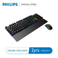 ราคา Philips SPK8605 Gaming Mecanical Keyboard & Philips SPK9403B RGB Gaming Mouse (7952417943)