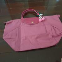 ราคา used like new longchamp หูสั้น size m สีชมพู (14445242338)
