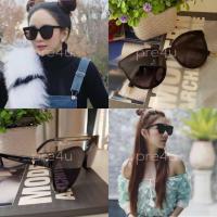 ราคา Gamt Black Cat Eye Sunglasses Round Designer Oversized Reflective Mirrored Flat Lenses for Women (9115554110)