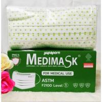 ราคา พร้อมส่ง❗Medimask ASTM LV 1 ลายจุดเขียว รุ่นใหม่ ทางการแพทย์ VFE 99% ป้องกันไวรัส/แบคทีเรียได้ 99% (10972096483)