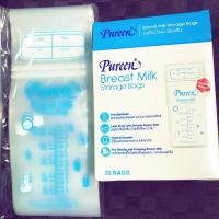 ราคา Pureen ถุงเก็บน้ำนมขนาด 9 Oz. Breast Milk Storage Bags (3715353435)