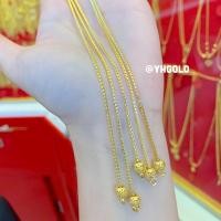 ราคา สร้อยข้อมือทองครึ่งสลึง Yonghenggold เกลียว/โซ่กล่องคั่นกลม ทองคำแท้96.5% (7256593734)