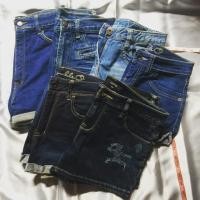 ราคา กางเกงยีนส์ขาสั้น cc double o (1803865473)