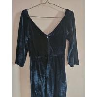 ราคา เดรสสั้นกำมะหยี่สีน้ำเงิน มือสอง (9215806260)