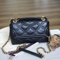 ราคา Tory Burch Fleming Small Convertible Shoulder bag Black 58102 (5981884475)