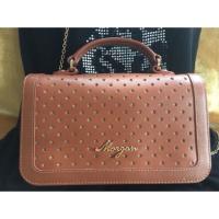 ราคา ส่งฟรี ลทบ. ทรงไม่ย้วย ลดราคา เหลือ 490.- กระเป๋าสะพายข้าง Morgan เเท้ สภาพ 99% มือสอง ขนาดน่ารัก สายคล้องสีทอง (1561356021)