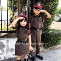 ราคา ตำรวจตัวน้อย ตำรวจจิ๋ว ชุดอาชีพเด็ก (2891927413)