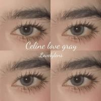 ราคา คอนแทคเลนส์ ✨ขนาดบิ๊กอาย✨Gray✨Celine love (Lovelylens) (5169446298)