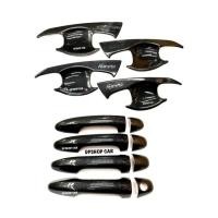 ราคา เบ้ารองมือเปิด+ครอบมือจับ REVO รีโว่ 4 ประตู ลายเคฟล่าเรียบ (7323438206)