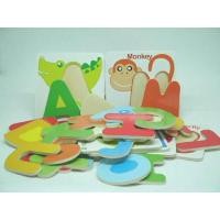 ราคา Early Education Wooden Card บล็อกไม้ จับคู่ อักษร A-Z (7497790402)
