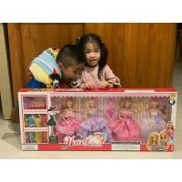 ราคา ❎❎เก็บปลายทางนัดรับได้ค่ะ❎❎บาร์บี้ชุดใหญ่มาก พร้อมเสื้อผ้า และอุปกรณ์แต่งตัวครบชุด (1675300051)