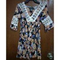 ราคา มินิเดรส ลายดอก จั้มใต้อก (7005799636)