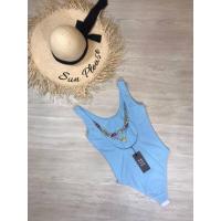 ราคา บอดี้สูท แก้งเฟอร์บี้ สีฟ้า ใส่ครั้งเดียว (22660269876)