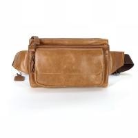 ราคา Chinatown leather กระเป๋าวัวหนังแท้ คาดเอว สะพายหน้าอกสีแทน (6000558179)