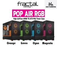 ราคา Case Fractal Design POP AIR RGB TG Clear Tint ATX Mid-Tower (18225015523)